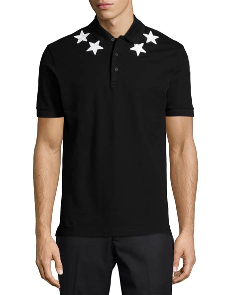 givenchy polo t shirt stars|Givenchy coat men's.